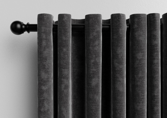 Darwin, Charcoal - Made to Measure Curtains - Image 12